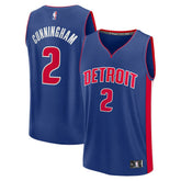 Cade Cunningham Detroit Pistons Fast Break Replica Player Jersey Icon Editi- Blue - NBA