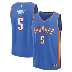 Luguentz Dort Oklahoma City Thunder Fast Break Replica Player Jersey Icon Edition Blue - NBA