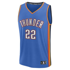 Cason Wallace Oklahoma City Thunder Fast Break Replica Player Jersey Icon Edition Blue - NBA