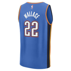 Cason Wallace Oklahoma City Thunder Fast Break Replica Player Jersey Icon Edition Blue - NBA