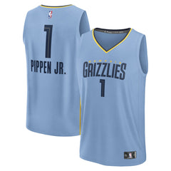 Scotty Pippen Jr. Memphis Grizzlies Fast Break Replica Player Jersey Statement Edition Light Blue - NBA