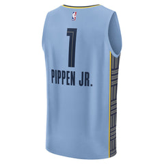 Scotty Pippen Jr. Memphis Grizzlies Fast Break Replica Player Jersey Statement Edition Light Blue - NBA