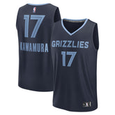 Yuki Kawamura Memphis Grizzlies Fast Break Replica Player Jersey Icon Edition Navy - NBA