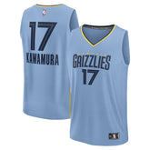 Yuki Kawamura Memphis Grizzlies Fast Break Replica Player Jersey Statement Edition Light Blue - NBA