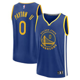 Gary Payton II Golden State Warriors Fast Break Replica Player Jersey Icon Editi- Royal - NBA