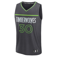 Julius Randle Minnesota Timberwolves Fast Break Replica Player Jersey Statement Edition Charcoal - NBA