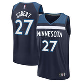Rudy Gobert Minnesota Timberwolves Fast Break Replica Player Jersey Icon Edition Navy - NBA
