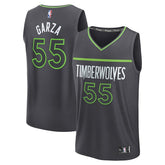 Luka Garza Minnesota Timberwolves Fast Break Replica Player Jersey Statement Edition Charcoal - NBA