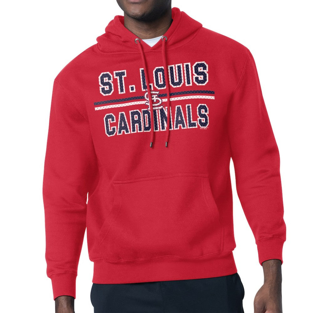 St. Louis Cardinals Starter Team Mesh Print Graphic Pullover Hoodie - MLB