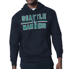 Seattle Mariners Starter Team Mesh Print Graphic Pullover Hoodie - MLB