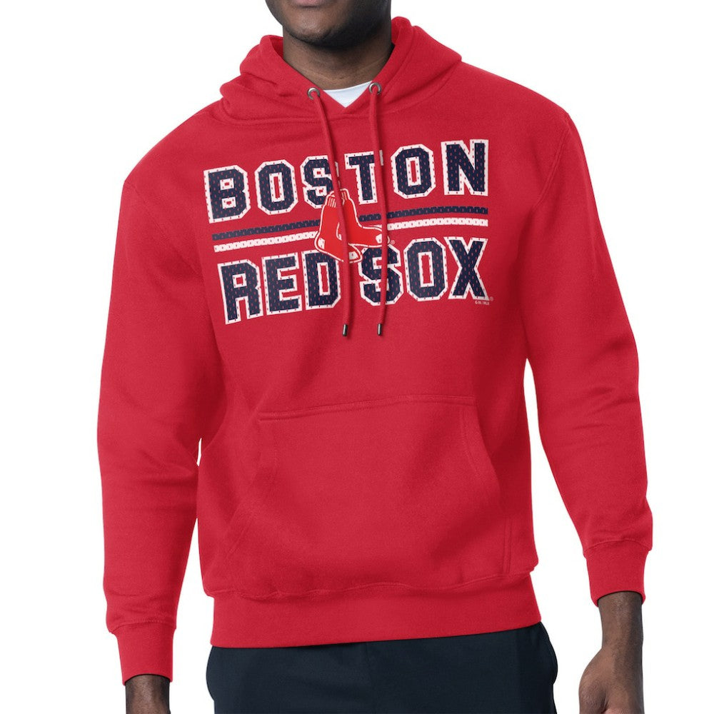 Boston Red Sox Starter Team Mesh Print Graphic Pullover Hoodie - MLB