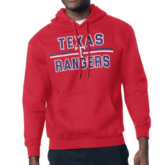 Texas Rangers Starter Team Mesh Print Graphic Pullover Hoodie - MLB