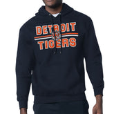 Detroit Tigers Starter Team Mesh Print Graphic Pullover Hoodie - MLB