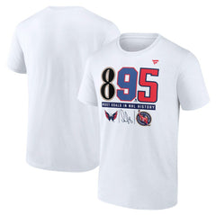 Alexander Ovechkin Washington Capitals NHL All-Time Leading Goal Scorer 895 T-Shirt - White - NHL