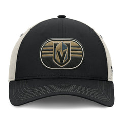Vegas Golden Knights Fanatics 2025 Stanley Cup Playoffs Locker Room Trucker Adjustable Hat - Black/Gray - NHL