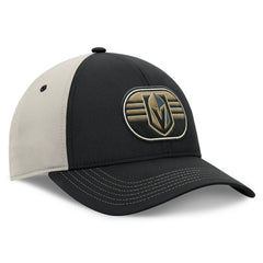 Vegas Golden Knights Fanatics 2025 Stanley Cup Playoffs Locker Room Trucker Adjustable Hat - Black/Gray - NHL