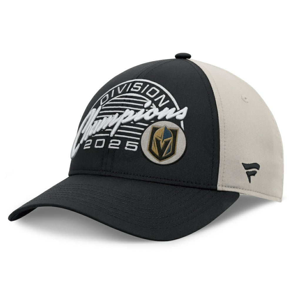 Vegas Golden Knights Fanatics 2025 Pacific Division Champions Locker Room Adjustable Hat - Black - NHL