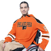 Philadelphia Flyers G-III Sports by Carl Banks Adaptive Wear Lord Stanley Hooded Long Sleeve Sweatshirt - Orange - NHL