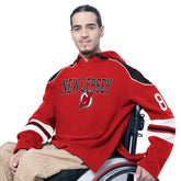 New Jersey Devils G-III Sports by Carl Banks Adaptive Wear Lord Stanley Hooded Long Sleeve Sweatshirt - Red - NHL