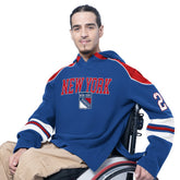 New York Rangers G-III Sports by Carl Banks Adaptive Wear Lord Stanley Hooded Long Sleeve Sweatshirt - Royal - NHL