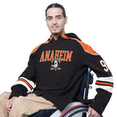 Anaheim Ducks G-III Sports by Carl Banks Adaptive Wear Lord Stanley Hooded Long Sleeve Sweatshirt - Black - NHL