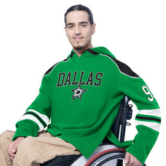 Dallas Stars G-III Sports by Carl Banks Adaptive Wear Lord Stanley Hooded Long Sleeve Sweatshirt - Green - NHL