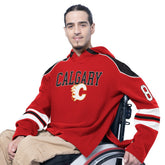 Calgary Flames G-III Sports by Carl Banks Adaptive Wear Lord Stanley Hooded Long Sleeve Sweatshirt - Red - NHL