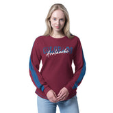 Colorado Avalanche G-III 4Her by Carl Banks Women's Advantage Thermal Long-Sleeve Tri-Blend T-Shirt - Burgundy - NHL