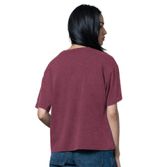 Colorado Avalanche Starter Women's Oversized Hall of Fame T-Shirt - Heather Burgundy - NHL