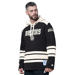 Boston Bruins Starter Slapshot Fashion Hoodie - Black - NHL