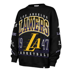Los Angeles Lakers '47 Women's 2025/26 City Edition Go Big Oversized Sweatshirt Black - NBA