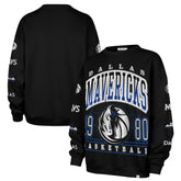 Dallas Mavericks '47 Women's 2025/26 City Edition Go Big Oversized Sweatshirt Black - NBA