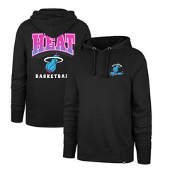 Miami Heat '47 2025/26 City Edition Jab Step Headline Hoodie Black - NBA