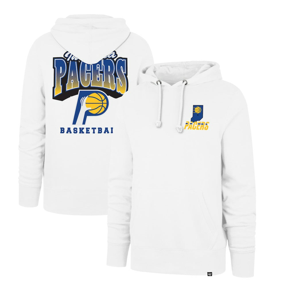 Indiana Pacers '47 2025/26 City Edition Jab Step Headline Hoodie White - NBA