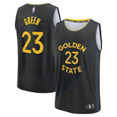 Draymond Green Golden State Warriors Fast Break Replica Player Jersey Statement Editi- Black - NBA