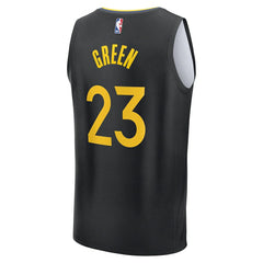 Draymond Green Golden State Warriors Fast Break Replica Player Jersey Statement Editi- Black - NBA