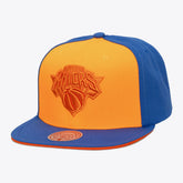 New York Knicks Color Pop Snapback Hat Orange/Blue - NBA