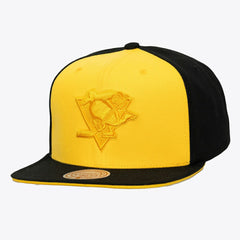 Pittsburgh Penguins Mitchell & Ness Color Pop Snapback Hat - Gold/Black - NHL