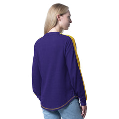 Los Angeles Lakers G-III 4Her by Carl Banks Women's Advantage Tri-Blend Long Sleeve T-Shirt Purple - NBA