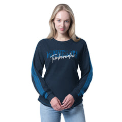 Minnesota Timberwolves G-III 4Her by Carl Banks Women's Advantage Tri-Blend Long Sleeve T-Shirt Navy - NBA
