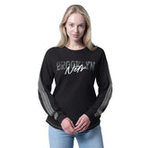Brooklyn Nets G-III 4Her by Carl Banks Women's Advantage Tri-Blend Long Sleeve T-Shirt Black - NBA