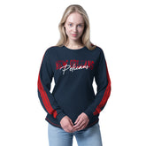 New Orleans Pelicans G-III 4Her by Carl Banks Women's Advantage Tri-Blend Long Sleeve T-Shirt Navy - NBA