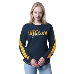 Indiana Pacers G-III 4Her by Carl Banks Women's Advantage Tri-Blend Long Sleeve T-Shirt Navy - NBA