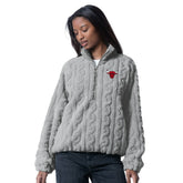 Chicago Bulls G-III 4Her by Carl Banks Women's Champ Half-Zip Pullover Gray - NBA