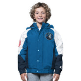 Minnesota Timberwolves Starter Youth All Time Pro Jr. Full-Zip Hoodie Jacket Blue/Navy - NBA