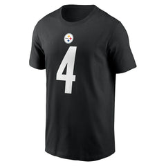 DK Metcalf Pittsburgh Steelers Name & Number T-Shirt Black | Nike for Sale
