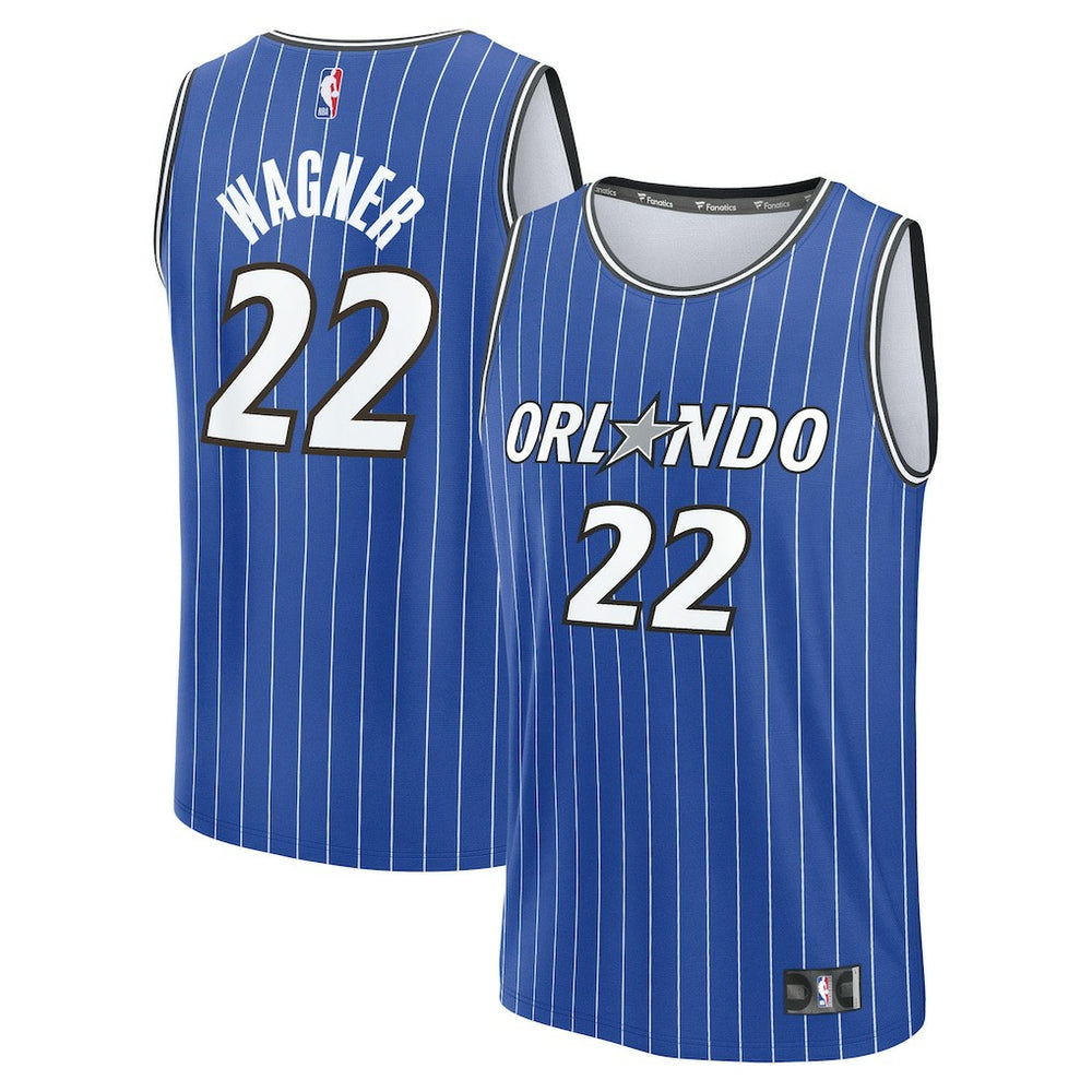 Franz Wagner Orlando Magic Youth Fast Break Replica Player Jersey Icon Edition Blue - NBA