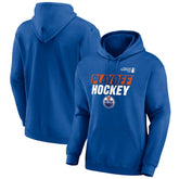 Edmonton Oilers Fanatics 2025 Stanley Cup Playoffs Breakout Fleece Pullover Hoodie - Royal - NHL