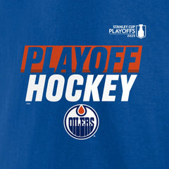 Edmonton Oilers Fanatics 2025 Stanley Cup Playoffs Breakout Fleece Pullover Hoodie - Royal - NHL