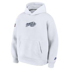 Buffalo Bills 2025 Rivalries Collection Oversized Tech Fleece Hoodie White | Nike for Sale